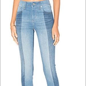 Revolve Levi’s High Waisted two tone jeans